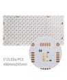 Vouwbaar LED Paneel RGB+NW RA95 - 24V DC, IP20, 49x24cm, 45W