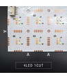 Panneau LED Pliable RGB+NW RA95 - 24V DC, IP20, 49x24cm, 45W