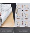 Panneau LED Pliable RGB+NW RA95 - 24V DC, IP20, 49x24cm, 45W