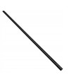1 meter skinne til skinnespots - Sort, 1-faset, 1F2W, komplet med tilslutning og endeprop