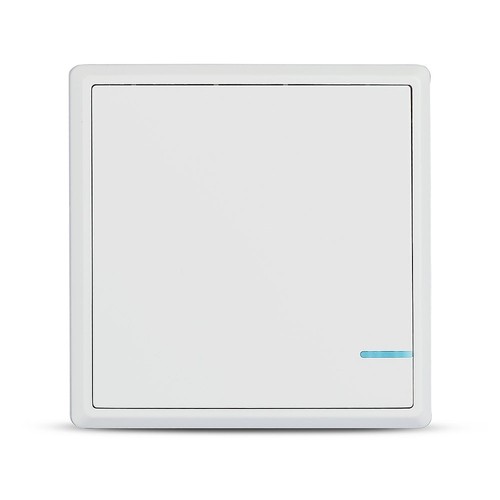 Trådløs smart switch, 1-tryk - IP54 vandtæt, hvid, rækkevidde op til 600m, inkl. batteri