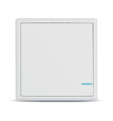 Draadloze smart switch, 1-knops - IP54 waterdicht, wit, bereik tot 600m, incl. batterij