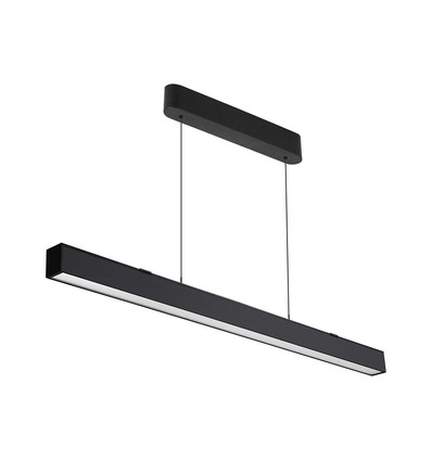 VT-7-44 LED pendelarmatur 40W - lineær, hængende, Samsung chip, op/ned system 3i1, sort hus