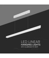 Vt-7-35 LED-lamp 36W - lineaire hangende pendel, Samsung, diffusorplaat type 3i1 wit