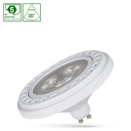 GU10 AR111 20W Premium LED spot, RA90 - 30 grader, hvit, 4000K, 5 års garanti