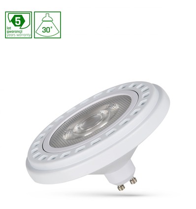GU10 AR111 20W Premium LED spot, RA90 - 30 graden, wit, 4000K, 5 jaar garantie
