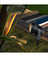 12–24V lampe de jardin LED - 11W, noir, piquet, 800 lm, IP65