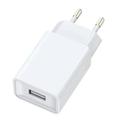 USB oplader 10W - Hvid, USB-A, perfekt til mobil og lamper