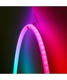 3m RGBIC Neon flex slange - USB, IP20, Komplet sæt, vævet reb, Bluetooth App, fjernbetjening