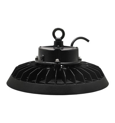 100W/150W/200W PLATEO 4 LED high bay, 155lm/W - IP65, 6500K, 0-10V dimbaar, IK09, zwarte behuizing