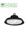 100W/150W/200W PLATEO 4 LED high bay, 155lm/W - IP65, 6500K, 0-10V dimmable, IK09, boîtier noir
