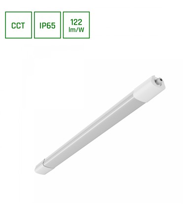 60cm 18W Limea Select komplett LED armatur - 122lm/W, IP65, 3xCCT, 5 års garanti