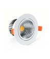 Spot encastrable 3W Ø8,5cm dimmable - 12V/24V, perçage : Ø7,5 cm, dimensions : Ø8,5 cm, bord blanc