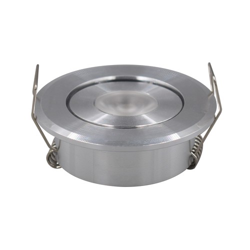 1,5W Ø5,2cm elevator spot - Hul: Ø4,4 cm, Mål: Ø5,2 cm, 25° spredning, 1m ledning