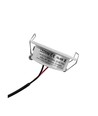 Spot encastrable 1W Ø5,2cm dimmable - 12V/24V, perçage : Ø4,2 cm, dimensions : Ø5,2 cm, hauteur 2,2 cm, blanc