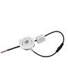 1W Ø5,2cm inbouwspot dimbaar - 12V/24V, gat: Ø4,2 cm, afmetingen: Ø5,2 cm, 2,2 cm hoog, wit