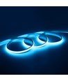 5m 9W/m Ljusblå Dot-free COB-LED strip - 24V DC, IP67, 240 LED/m, 5 års garanti