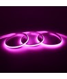 5m 9W/m Rosa Dot-free COB-LED-stripe - 24V DC, IP67, 240 LED/m, 5 års garanti