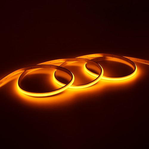 5m 9W/m Jaune Dot-free COB-LED strip - 24V DC, IP67, 240 LED/m, 5 ans de garantie