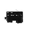 Support de lampe pour rails Global - Noir, Compatible avec rails V-Tac, 3 phases