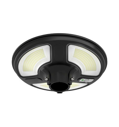 Vt-45w lampe de jardin LED 7,5W - solaire, ronde, avec capteur, télécommande RF, 6500K, IP65