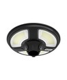 Vt-45w LED hage lampe 7,5W - solcelledrevet, rund, med sensor, RF-fjernkontroll, 6500K, IP65