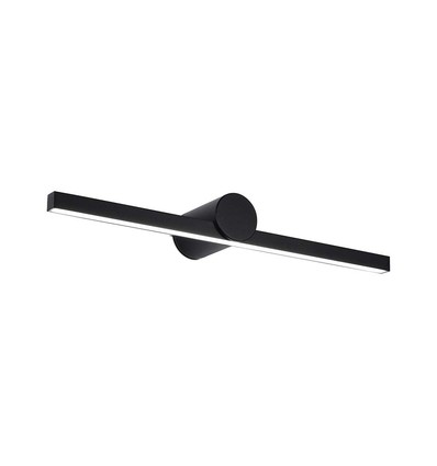 10W LED spejllampe - 153lm/W, IP65, sort aluminium, 180° lysspredning