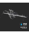 10W LED spejllampe - 153lm/W, IP65, sort aluminium, 180° lysspredning