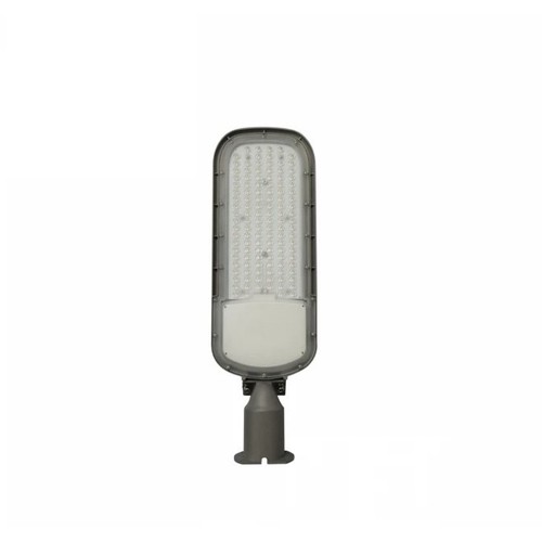 100W skumrings LED gatearmatur - Skumringssensor, Ø60 mm, grå, IP65, IK09, 230V