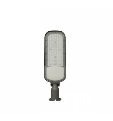 100W skymnings LED gatulampa - Skymningssensor, Ø60 mm, grå, IP65, IK09, 230V