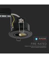 10 stk. GU10 Downlight - Sort, IP20
