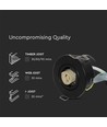 10 stk. GU10 Downlight - Sort, IP20