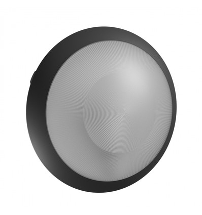 Plafonnier E27 Repiquable - IP65, IK08, Ø30cm, Hauteur : 9cm, Sans source lumineuse