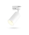 Dim to warm GU10 rail spot - Inclus avec ampoule 6W Dimtowarm, Blanc, 1 circuit, 1F2W