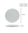 32W Nymphea Black & White Rings loftlampe - CCT, IP54, Ø32cm, 4150lm, 115 grader, hvid/sort kant