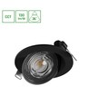 6,5W Ø10,5cm MOBILO LED downlight - CCT, 850lm, 36°, IP20, svart