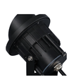 12-24V LED havelampe - 20W, sort, spyd, 1700 lm, IP65