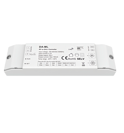 LEDlife rWave DALI-kontroller - Push-dim, avlastning i begge ender