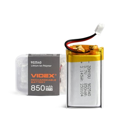 Oplaadbare li-pol batterij - 850mAh