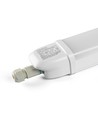 Réglette LED complète 120cm 40W - câblage traversant, IP65, 5000K