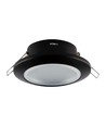 Spot encastrable noir pour GU10/MR16 - D: 9,25cm, intérieur et extérieur