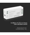 RGB WiFi controller til LED strips - 12V/24V, 12A, rekkevidde 30m, hvit