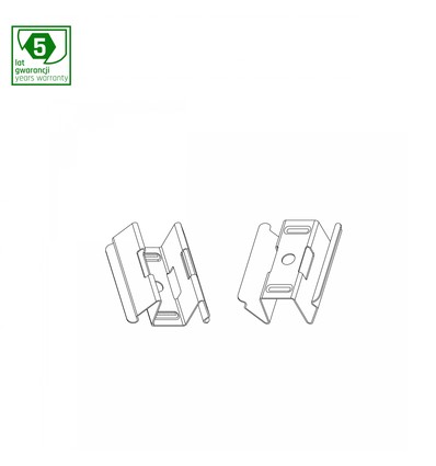 Supports de montage pour panneaux LED - 2 pièces, garantie 5 ans