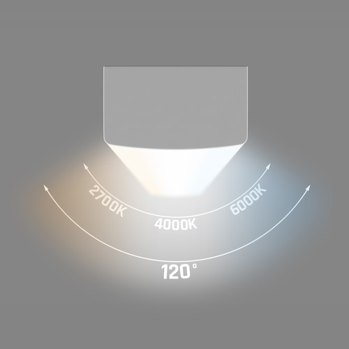 60cm LIMEA SUBTILO 15W LED plafondlamp - 120lm/W, CCT, wit, IP20