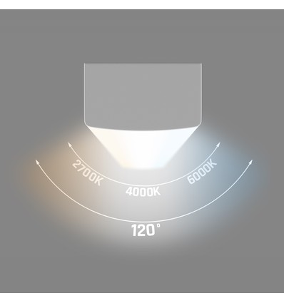 60cm LIMEA SUBTILO 15W LED taklampe - 120lm/W, CCT, hvit, IP20