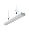Plafonnier LED 60cm LIMEA SUBTILO 15W - 120lm/W, CCT, blanc, IP20