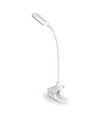 Lampe de bureau LED 6W dimmable avec pince - Helsinki, 370lm, CCT 3 étapes, blanc, angle 120°