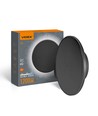 Dome 12W rund LED-vägglampa - IP65, CCT, svart