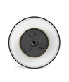 Dome 12W rund LED væglampe - IP65, CCT, sort