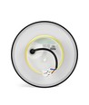 Dome 12W ronde LED wandlamp - IP65, CCT, zwart
